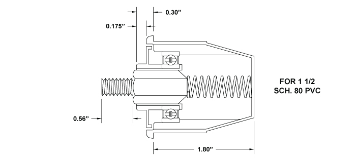 Diagram of Stub Pin Bearing Insert
