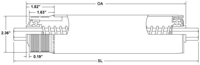 Diagram of Poly V Roller